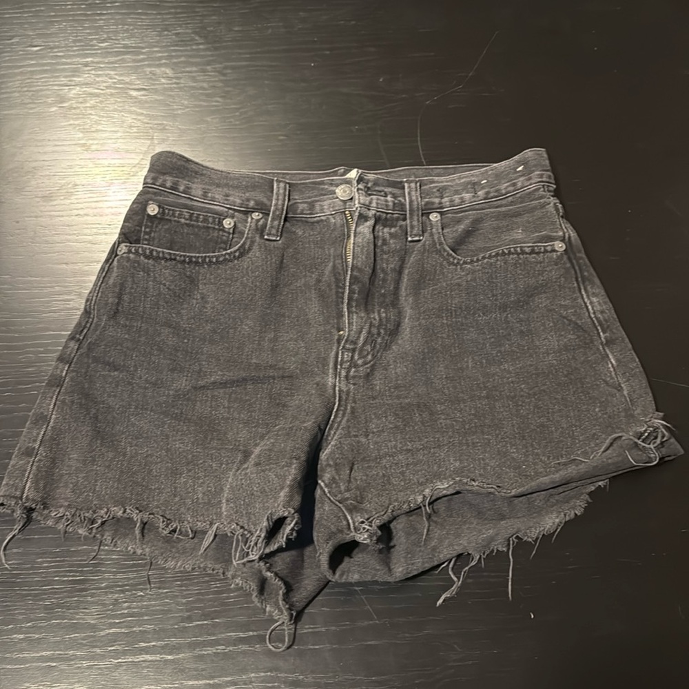 Madewell momjean short black size 24 women’s